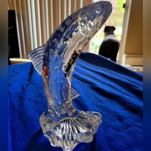 Waterford Irish Crystal Leaping Salmon